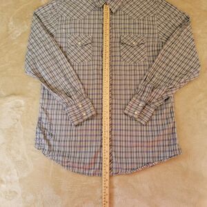 VINTAGE Old Navy Live VIP Access Men's Sz L Long Sleeve Snap Western Style shirt